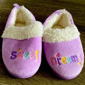 Wonder Nation Purple Slippers Girls Toddler Size 6